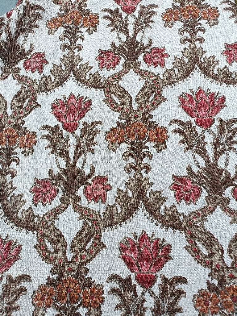 Vintage ARISTO 1970 gordijnen viscose? linnen? 90x155 (KG20), 90 cm, Gebruikt, Blauw, Ophalen of Verzenden