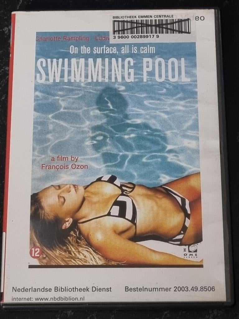Swimming Pool DVD - François Ozon - Psychologische thriller, Vanaf 12 jaar, Ophalen of Verzenden, Gebruikt, Overige genres