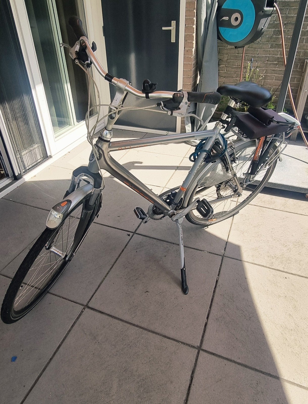 Gazelle herenfiets 57 ince - Recent nagekeken en onderhouden, Fietsen en Brommers, Overige merken, Gebruikt, Velgrem, Versnellingen