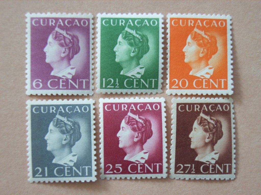 5   Curacao 141-143-145 tm 148 Pf, Ophalen, Postfris