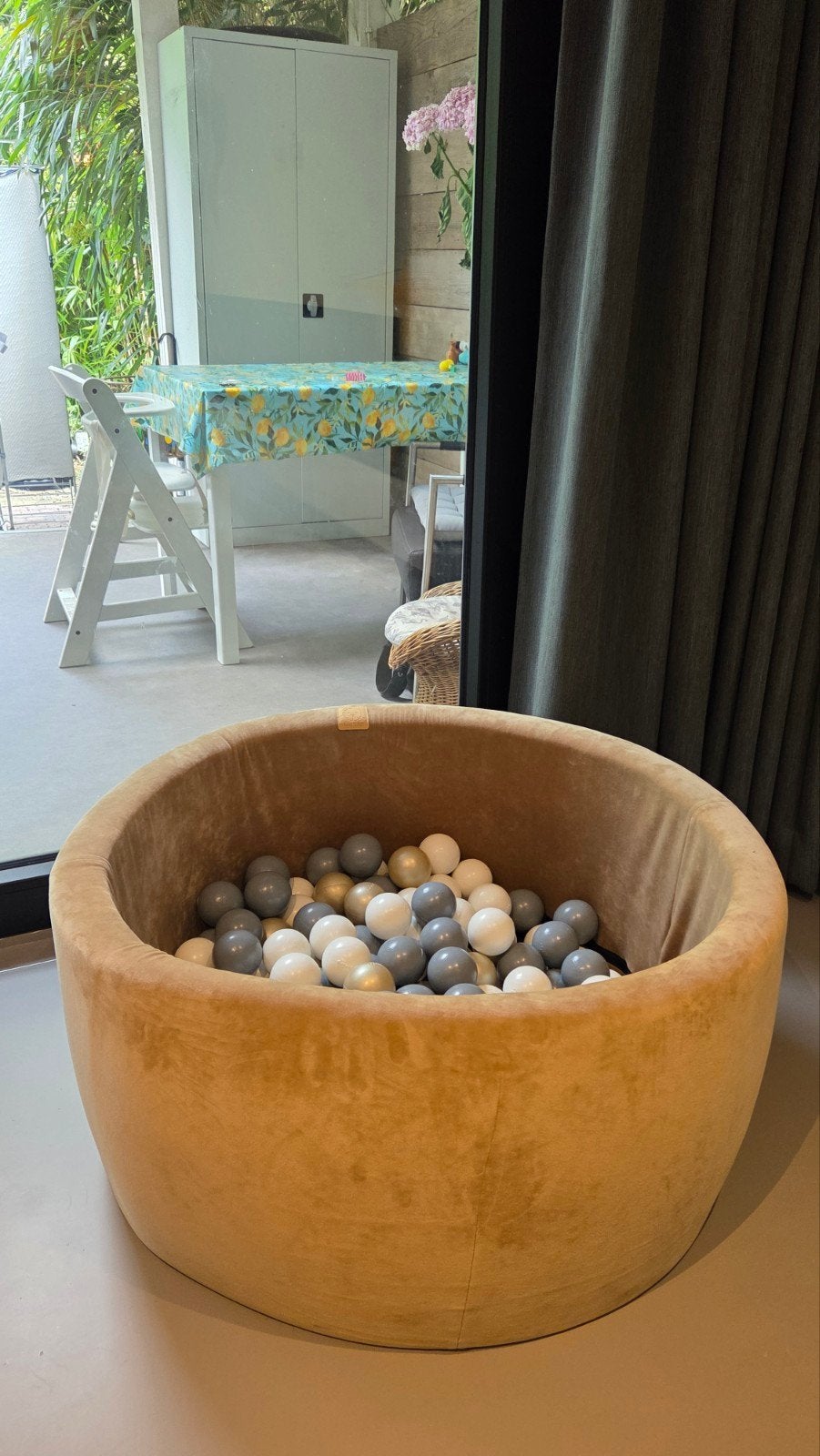 Misioo ballenbak met ballen, Kinderen en Baby's, Speelgoed | Overig, Ophalen of Verzenden, Zo goed als nieuw, Jongen of Meisje