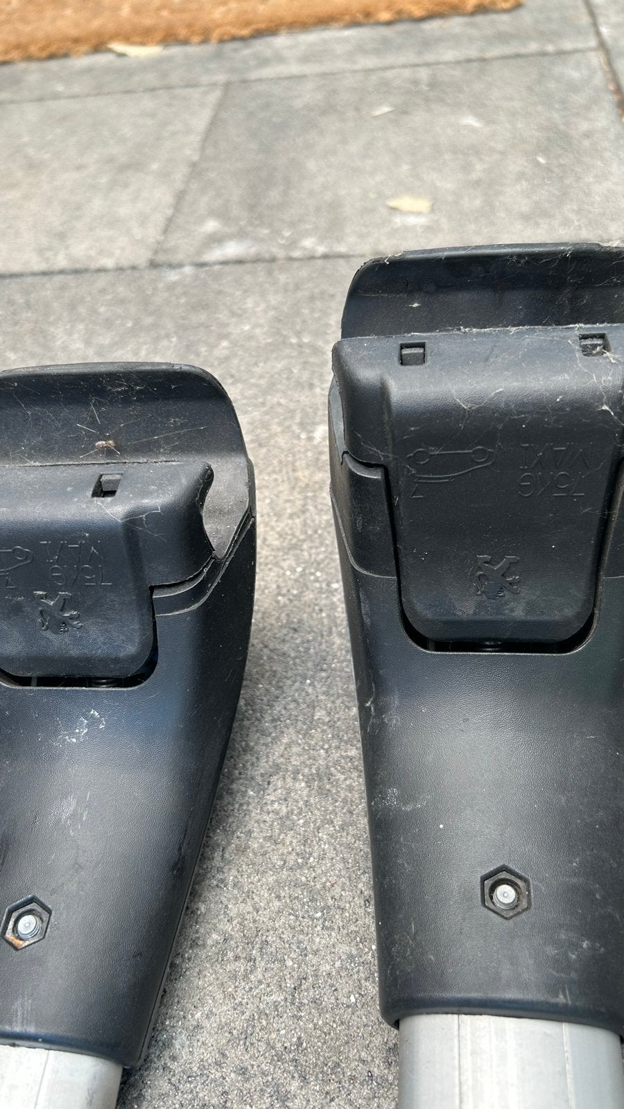 Dakdragers voor auto - Gebruikt Peugeot, Auto diversen, Dakdragers, Ophalen of Verzenden, Gebruikt