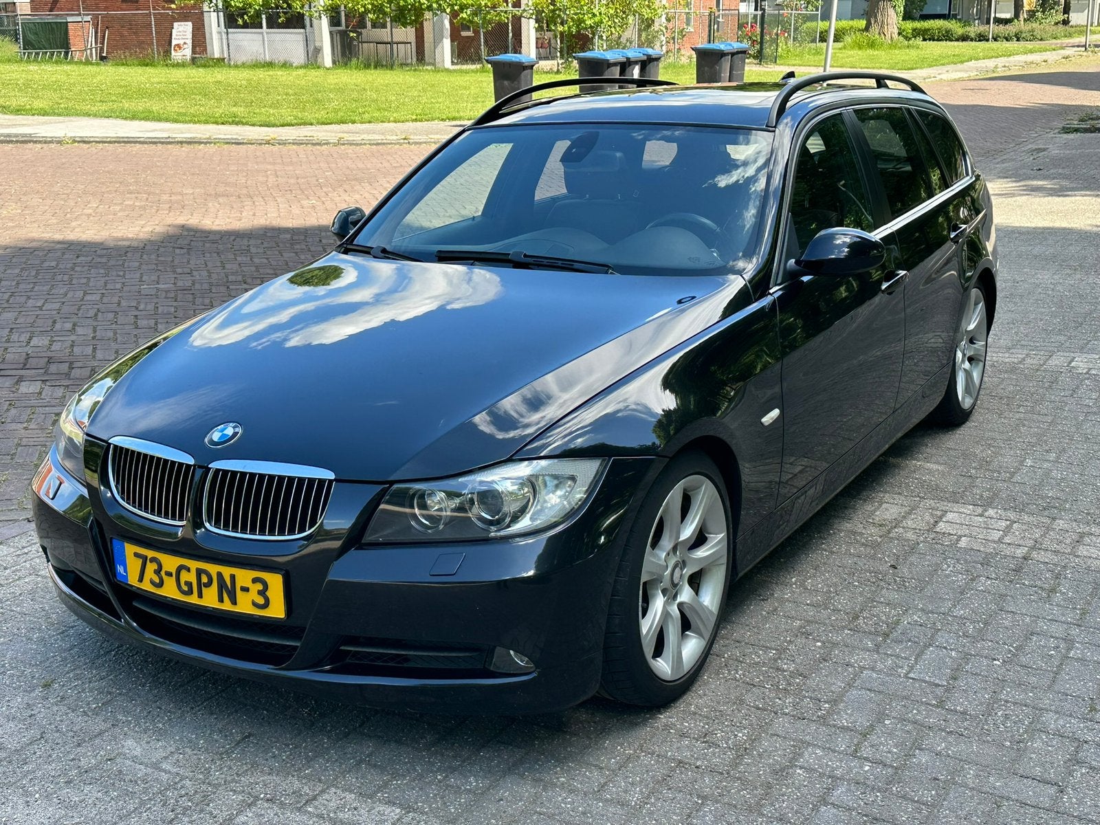 BMW 3-Serie 3.0 I 325 Touring AUT 2008 Zwart, Auto's, Automaat, 745 kg, Achterwielaandrijving, Stationwagon