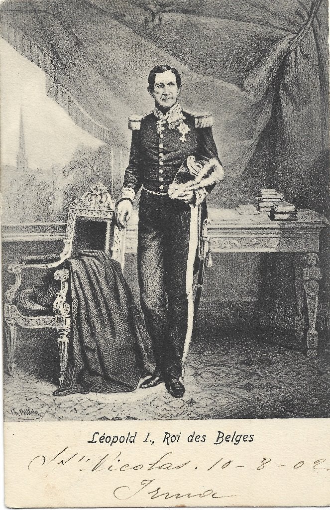 Belgie (4) Leopold I, Verzenden, Gebruikt, Buitenland, Kaart, Foto of Prent
