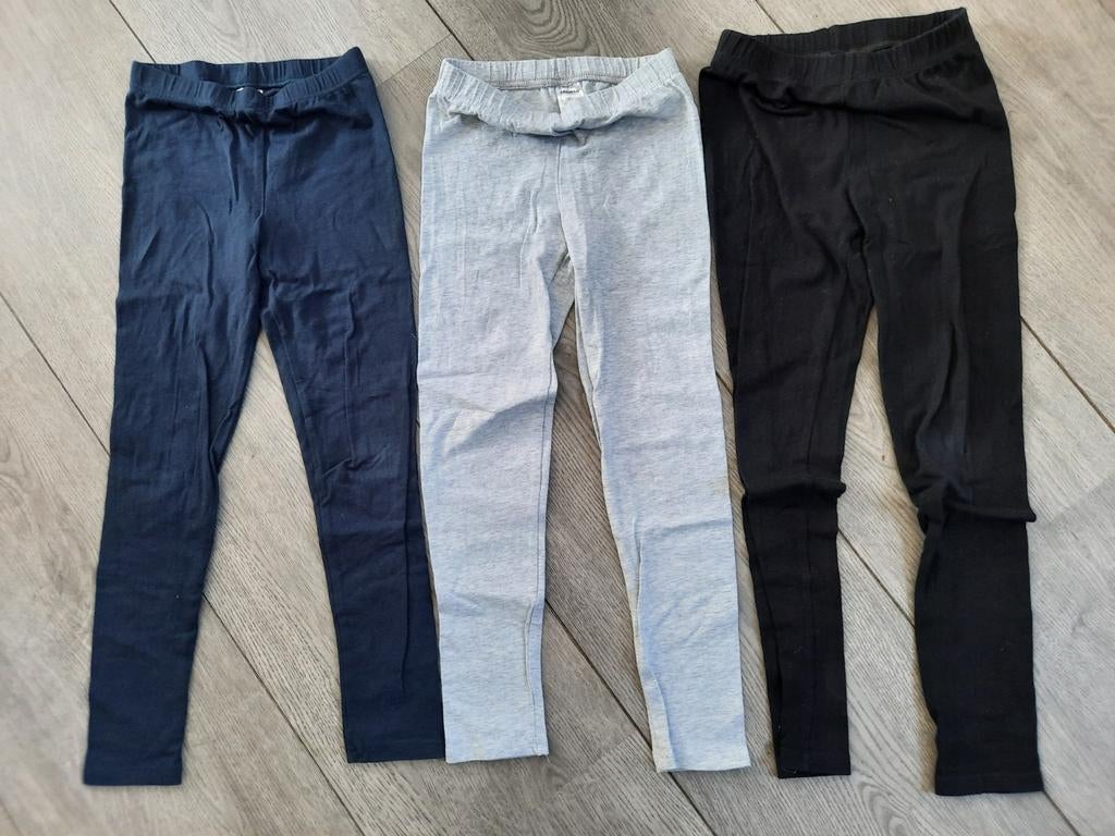 Zeeman legging blauw grijs zwart maat 122 / 128, Ophalen of Verzenden, Zo goed als nieuw, Zeeman, Meisje