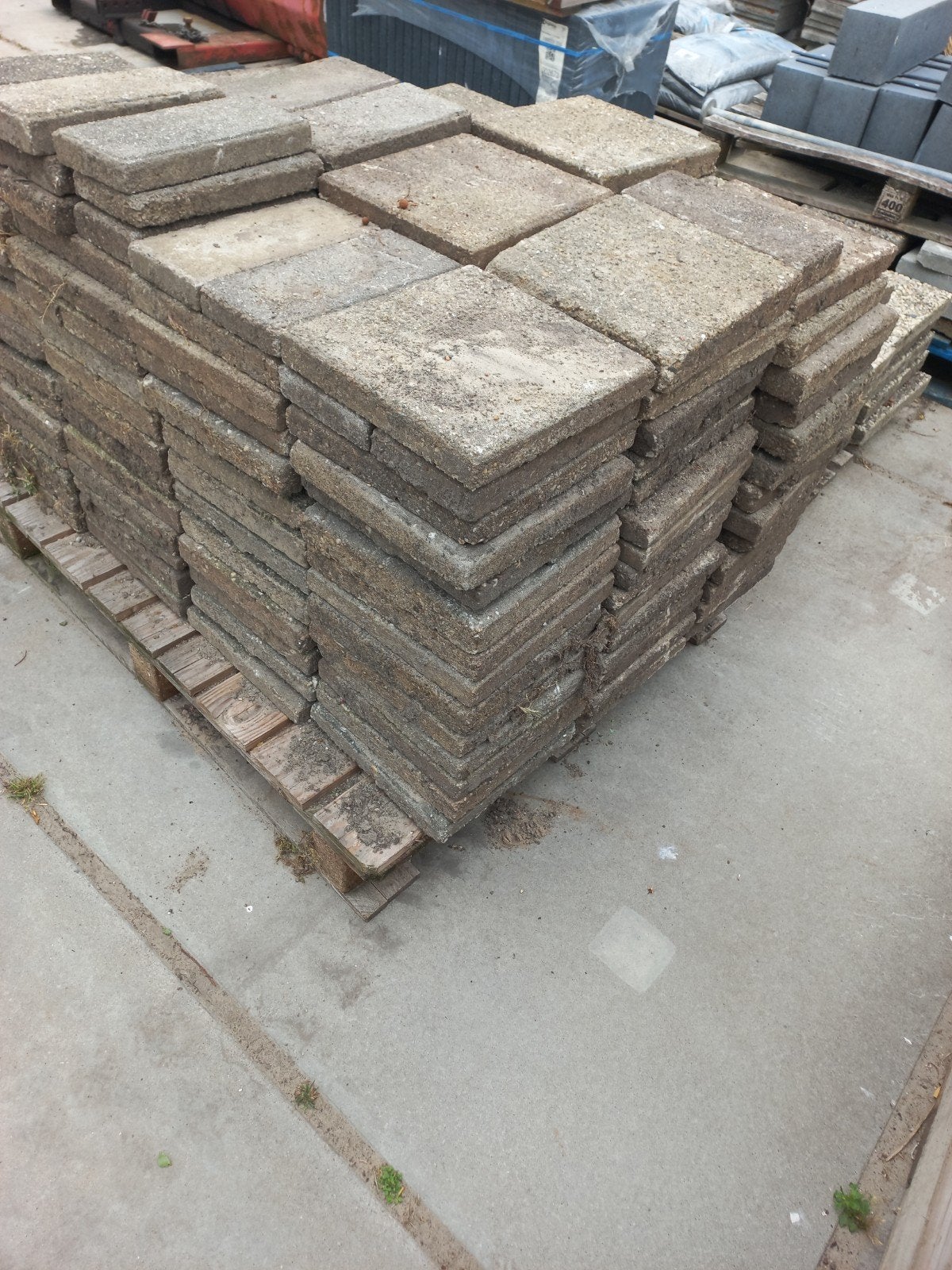 Gebruikte 30x30 tegels 15,3 m2, Ophalen, Gebruikt, 10 m² of meer, Beton