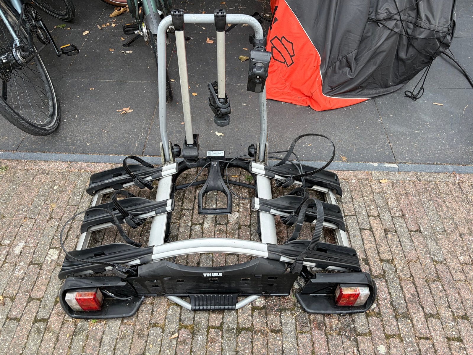 Thule Euroway 921 fietsdrager voor 3 fietsen, Auto diversen, Fietsendragers, Ophalen of Verzenden, 3 fietsen of meer, Gebruikt