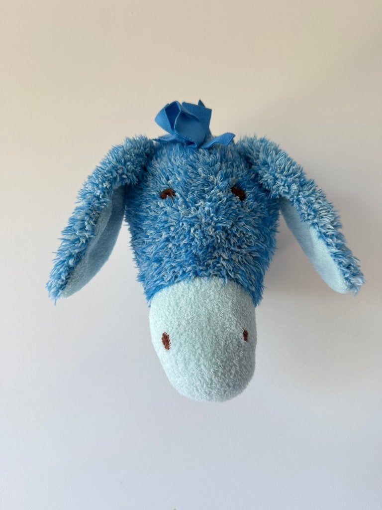 Knuffel muziek, wandspeeldoos ezel blauw / Happy Horse, Kinderen en Baby's, Met geluid, Blauw, Ophalen of Verzenden, Zo goed als nieuw