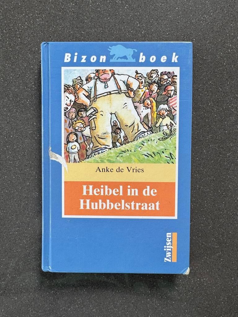 Heibel in de Hubbelstraat - Anke de Vries (Bizon boek), Ophalen of Verzenden, Gelezen, Fictie algemeen