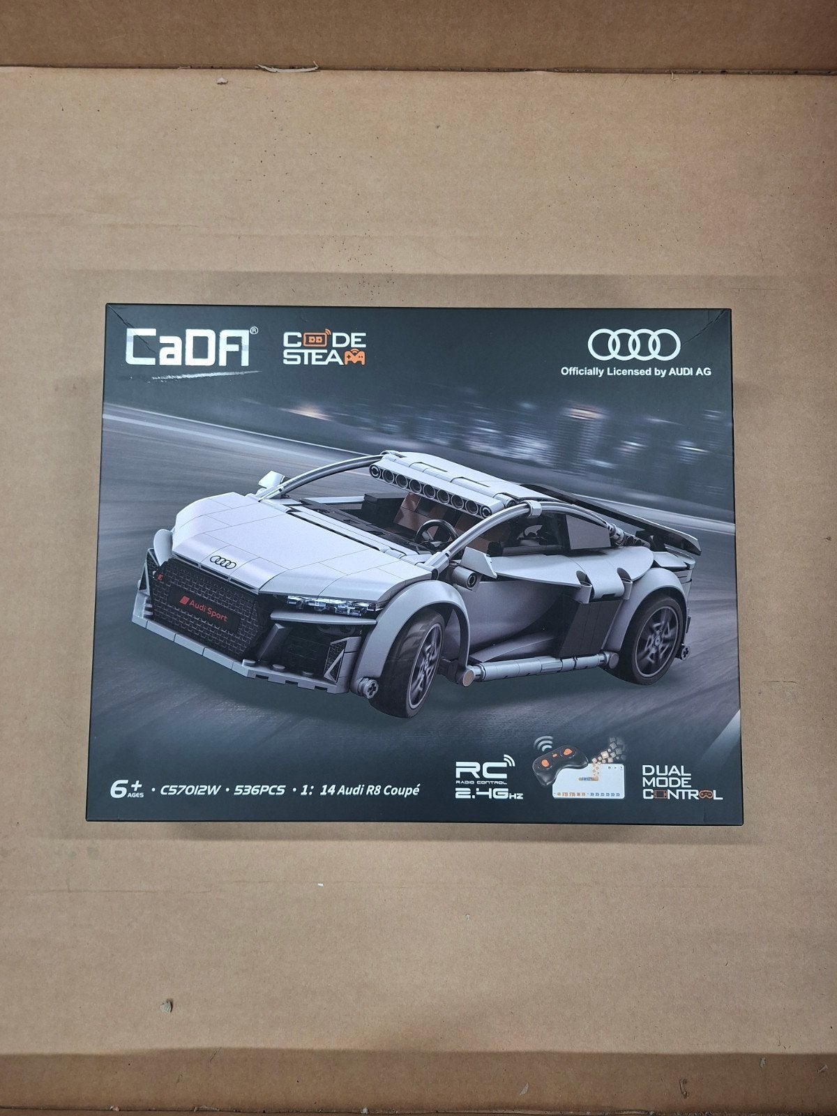 CaDa bestuurbare RC Audi R8 , nieuw in doos, Overige merken, -, -, Nieuw