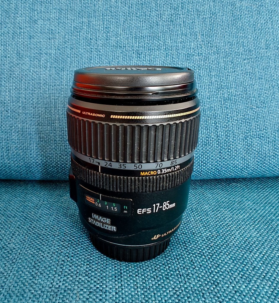 Mooie Canon EF-S 17-85 mm F4.0-5.6 IS USM lens te koop, Audio, Tv en Foto, Fotografie | Lenzen en Objectieven, Ophalen of Verzenden