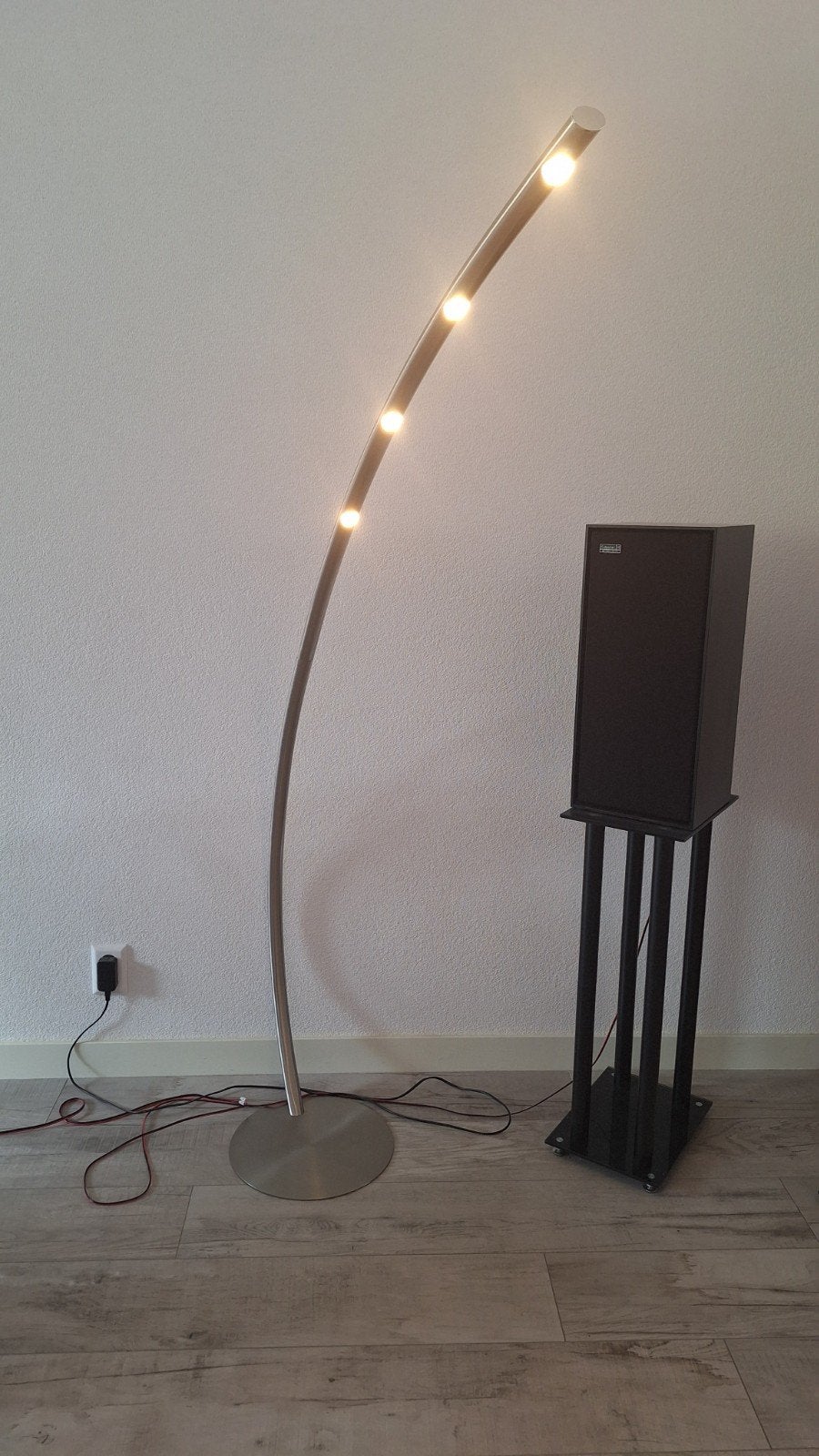 Design Lampen RVS, Ophalen, 100 tot 150 cm, Zo goed als nieuw, Metaal