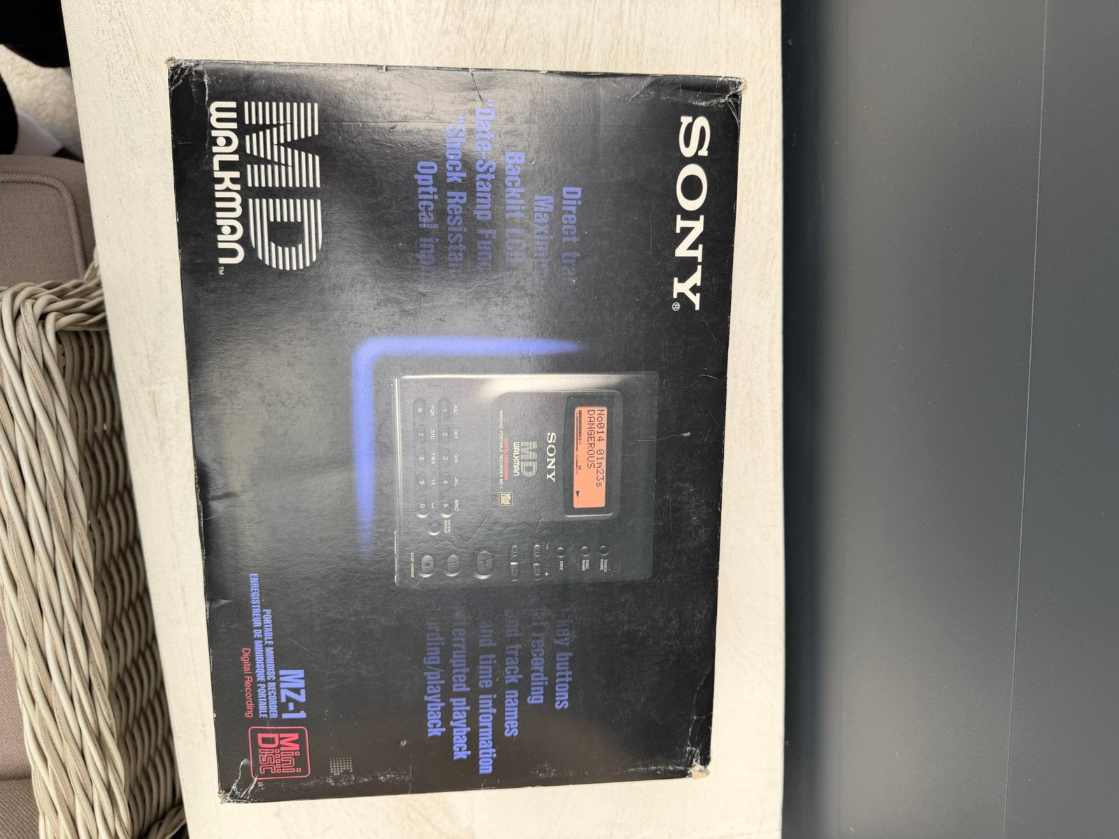 Sony MD walkman recorder MZ-1 vrijwel nieuw compleet, Ophalen of Verzenden, Minidisc-recorder