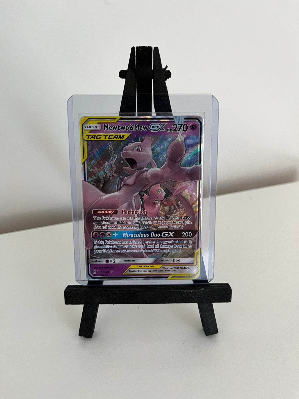 Mewtwo & Mew GX (UNM 71), Ophalen of Verzenden, Zo goed als nieuw