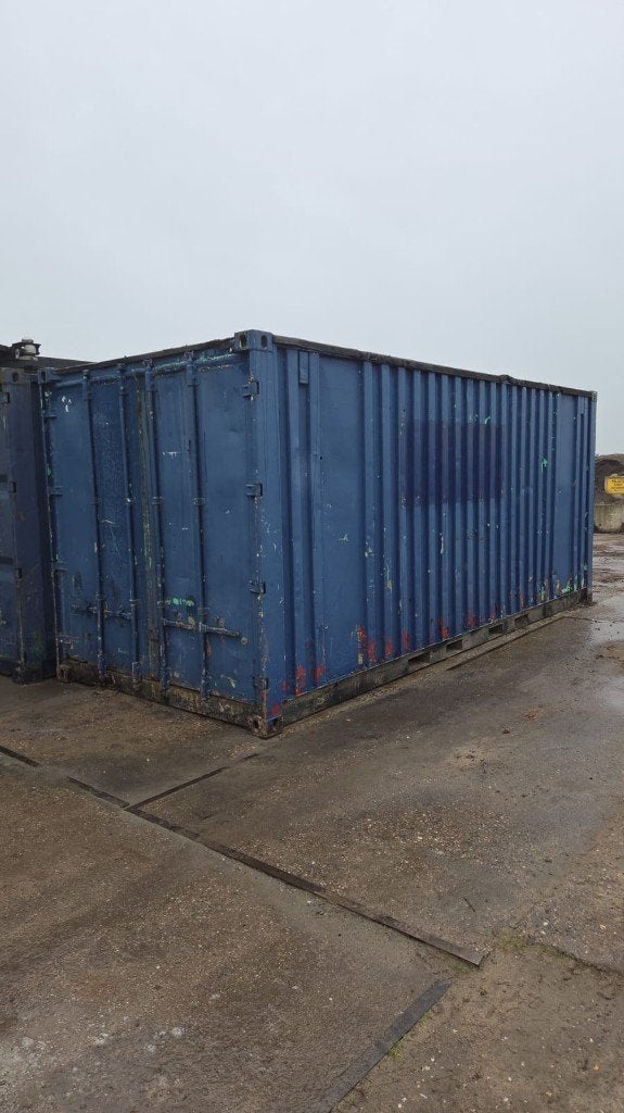 20ft container met schaftkeet en opslagruimte, Ophalen