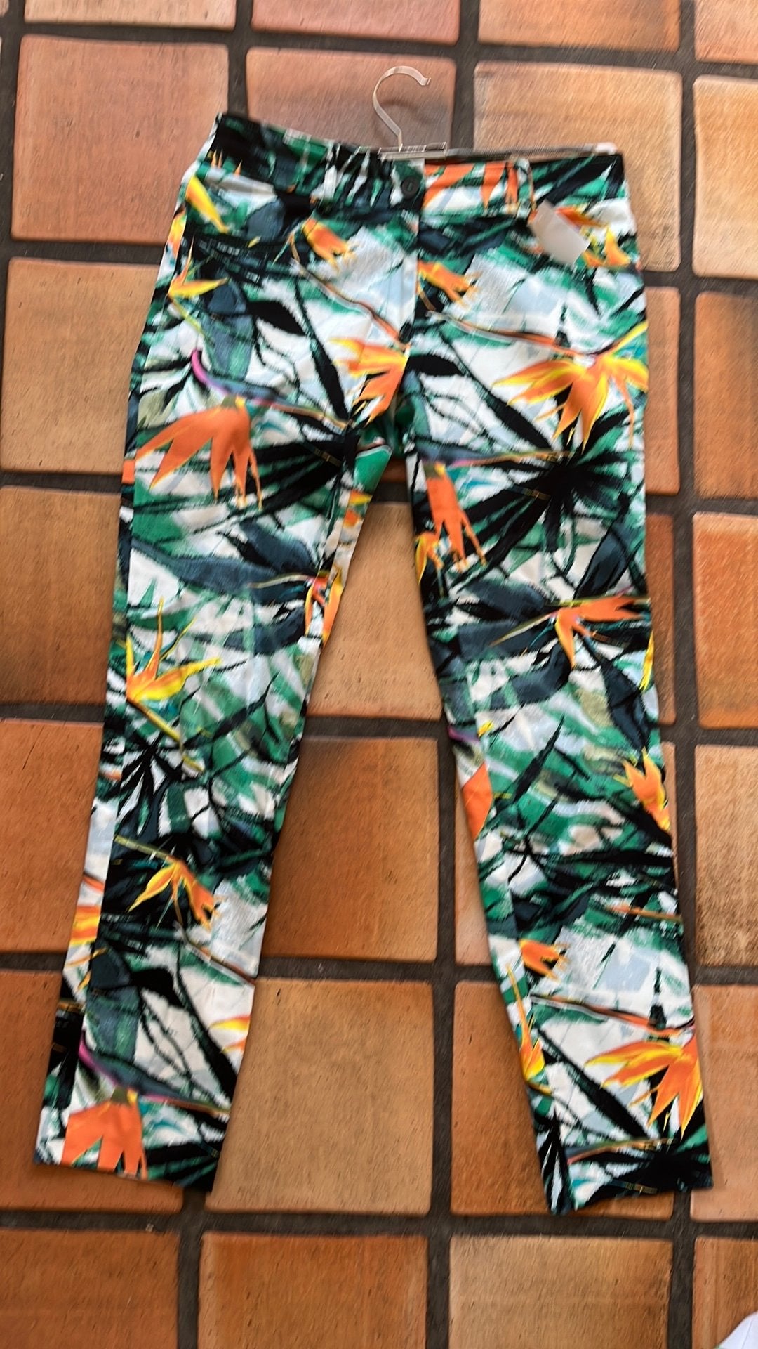 Roberto Verino S zomerbroek print, Kleding | Dames, Verzenden, Zo goed als nieuw, Overige typen