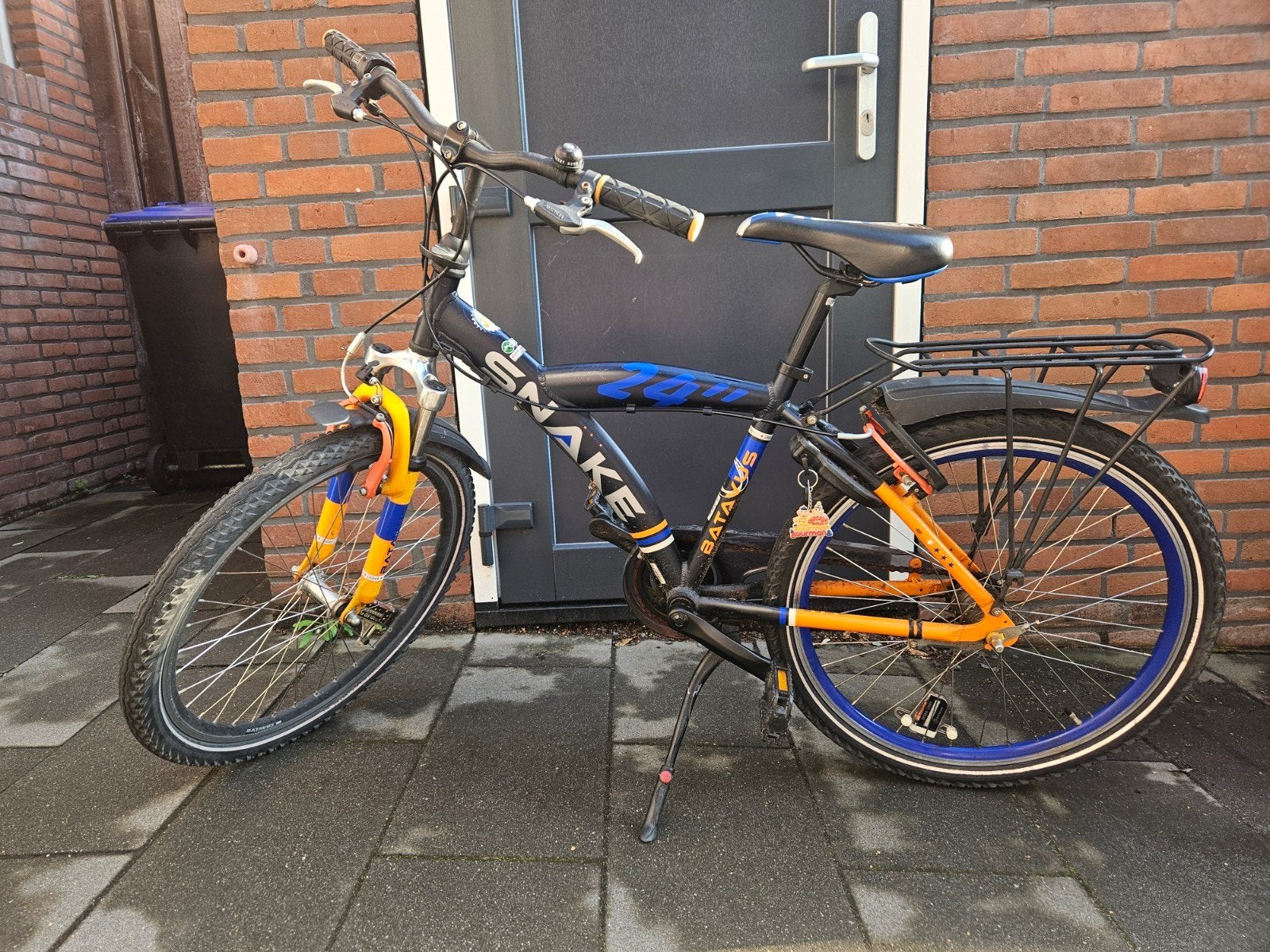 Batavus Snake 24 inch kinderfiets - Gebruikt, Fietsen en Brommers, Fietsen | Jongens, Ophalen, Gebruikt, Velgrem, Batavus