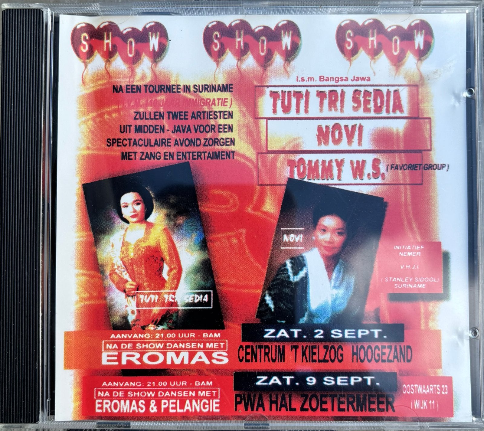 Tuti Tri Sedia Novi & Tommy W.S. - (Javaans CD), Verzenden, Gebruikt, Album, Inclusief doosje