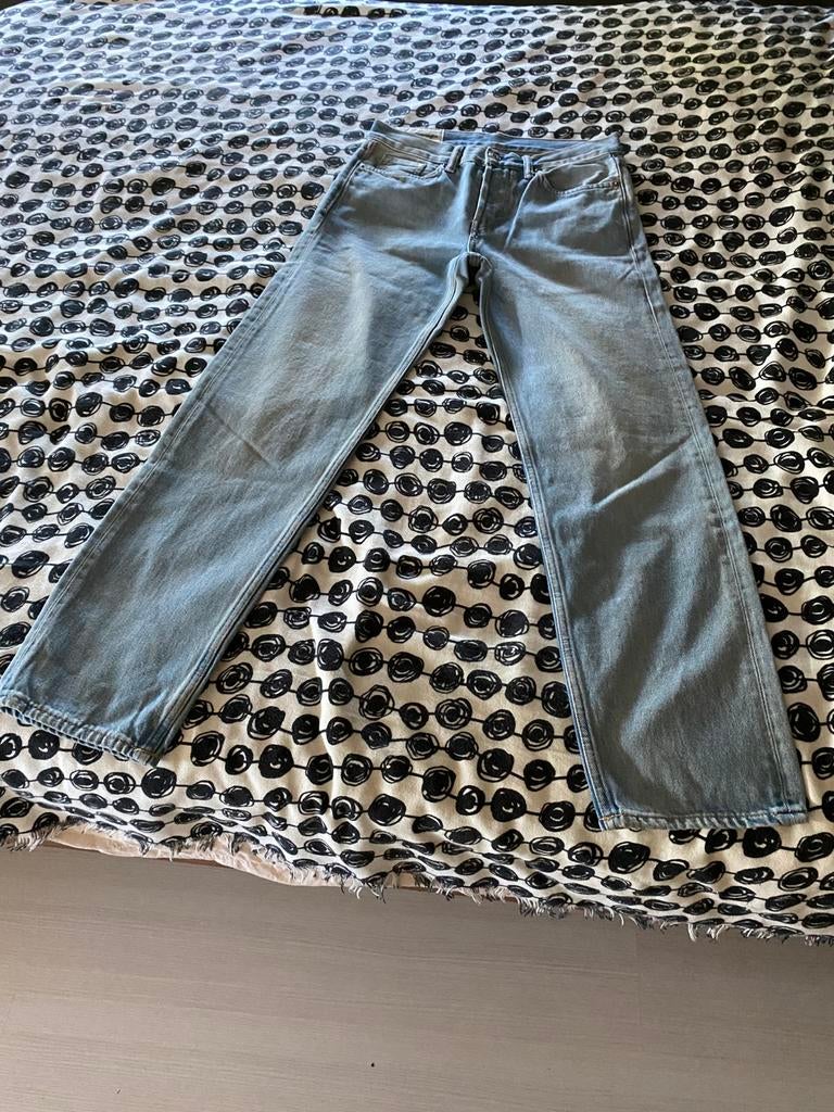 Spijkerbroek van H&M maat 28/32 original straight, Kleding | Dames, Ophalen of Verzenden, Nieuw, Blauw, W28 - W29 (confectie 36)
