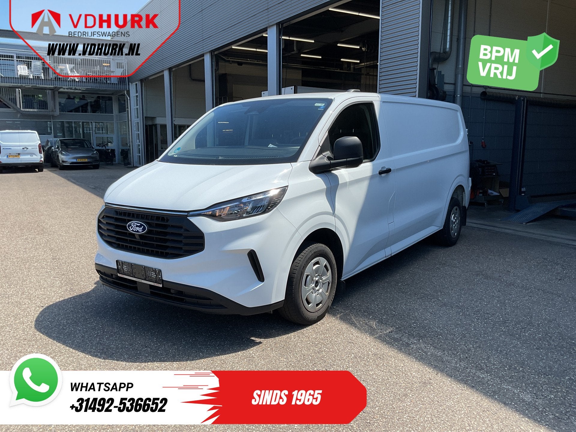 Ford Transit Custom 2.0 TDCI L2 Trend Carplay/ Camera/ Clima, Voorwielaandrijving, Stof, Gebruikt, 1836 kg