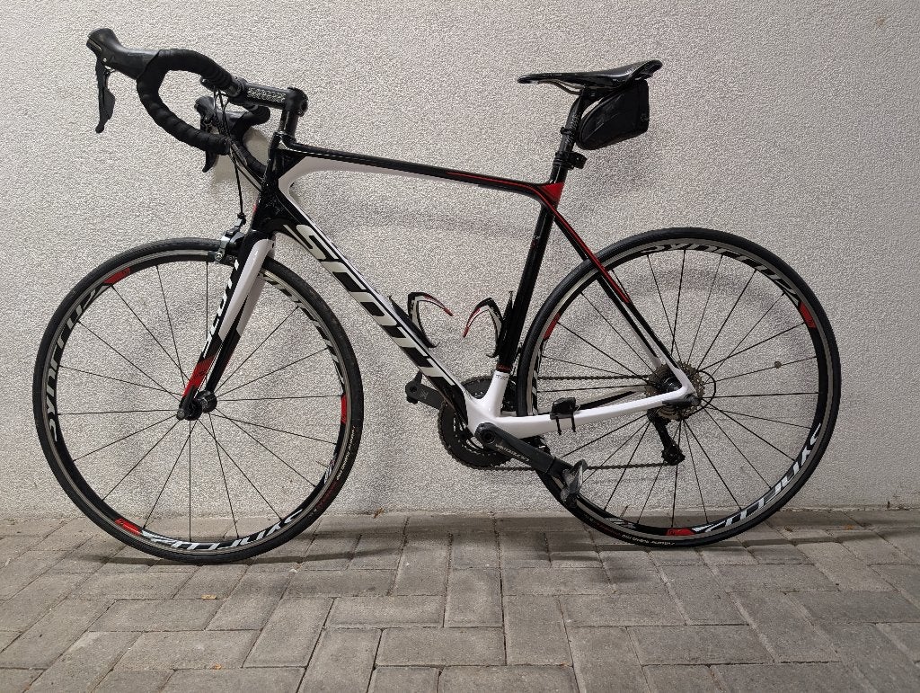 Scott Racefiets Heren in top conditie! In prijs verlaagd!, Fietsen en Brommers, Fietsen | Racefietsen, 28 inch, Gebruikt, Carbon