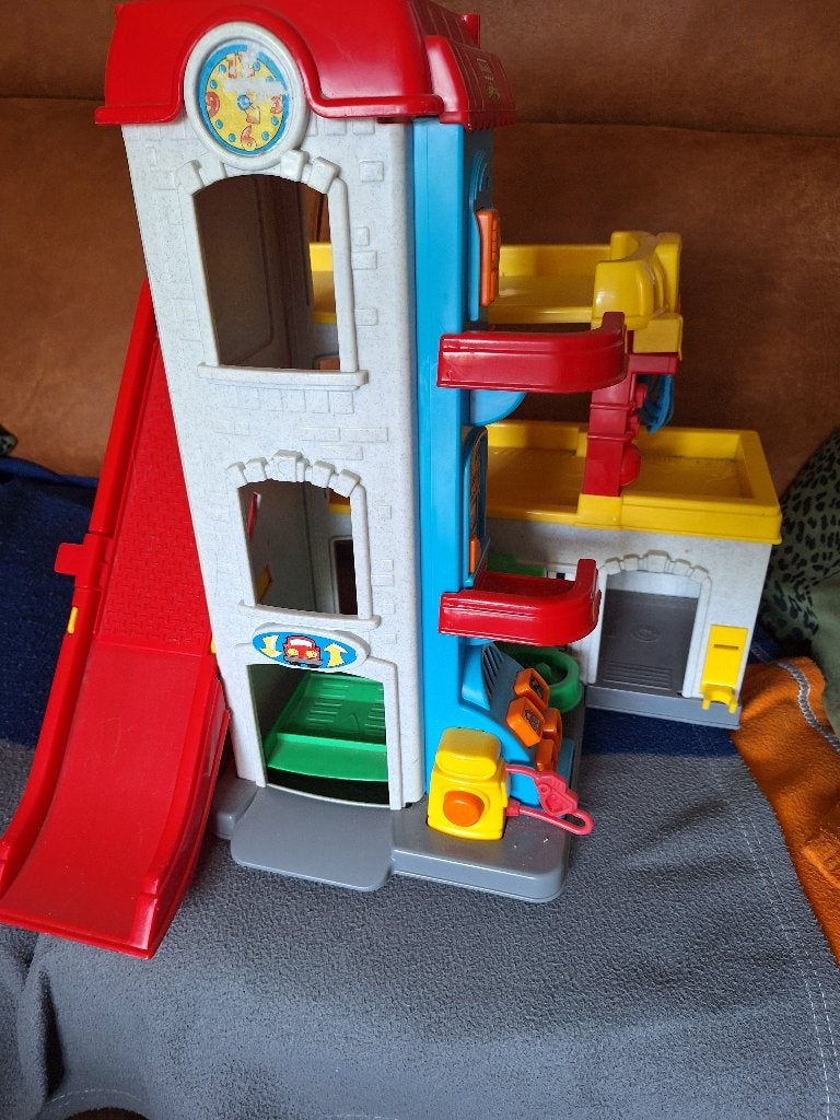 Auto garage speelgoed, Ophalen, Gebruikt