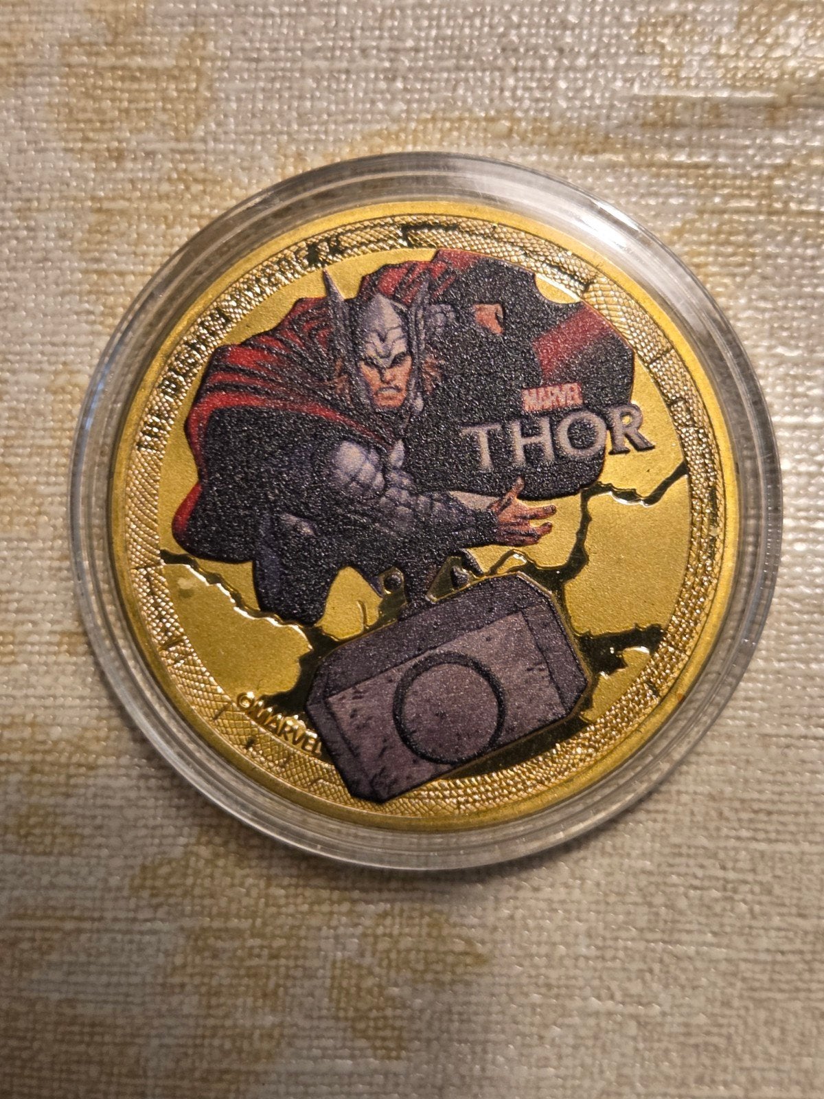 Avengers Age of Ultron Thor munt - Marvel verzamelmunt, Ophalen of Verzenden, Nieuw