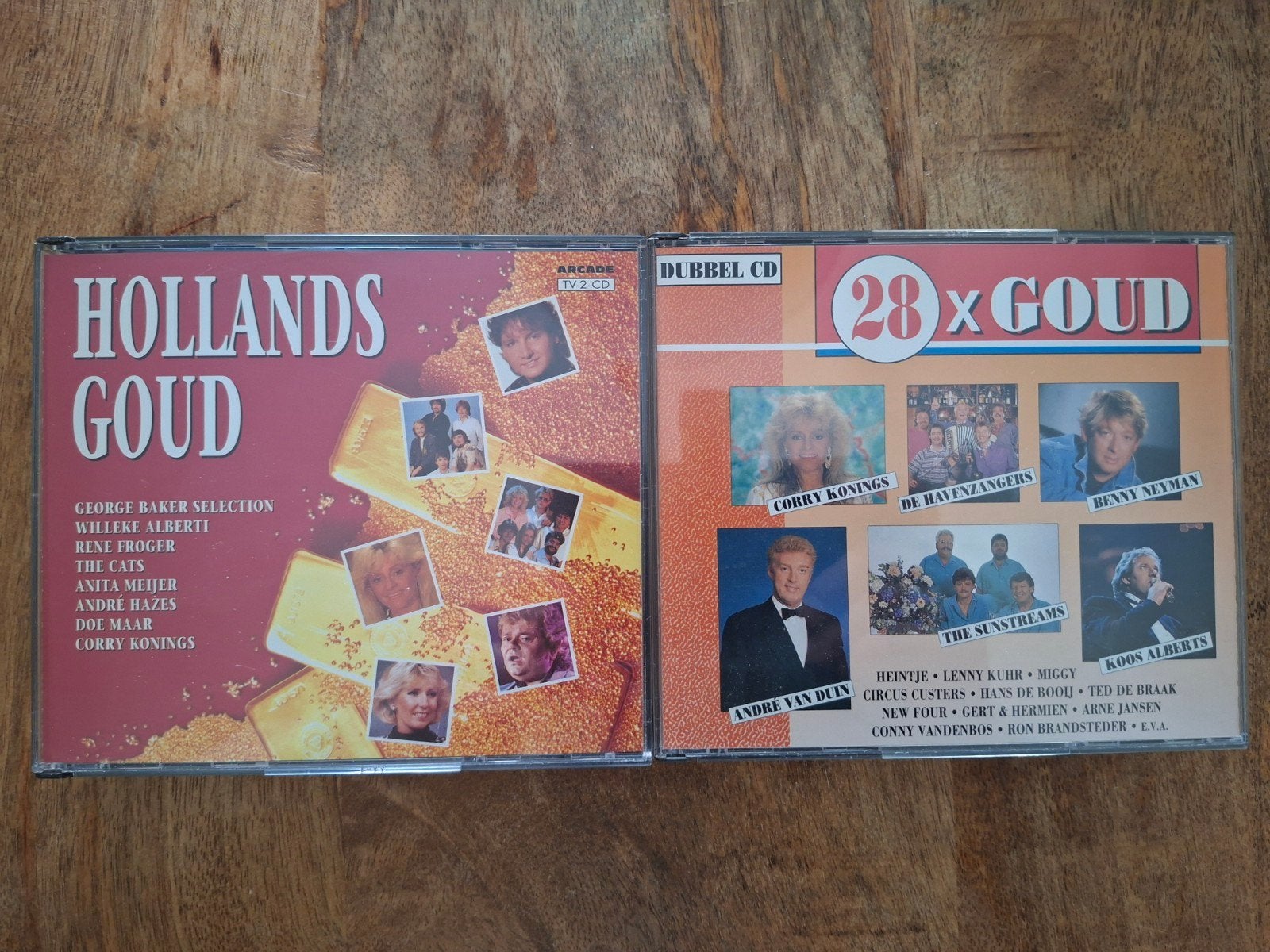2 Boxen Hollands Goud Nooit gedraaid Samen €5,-, Cd's en Dvd's, Ophalen of Verzenden, Nieuw in verpakking, Levenslied of Smartlap