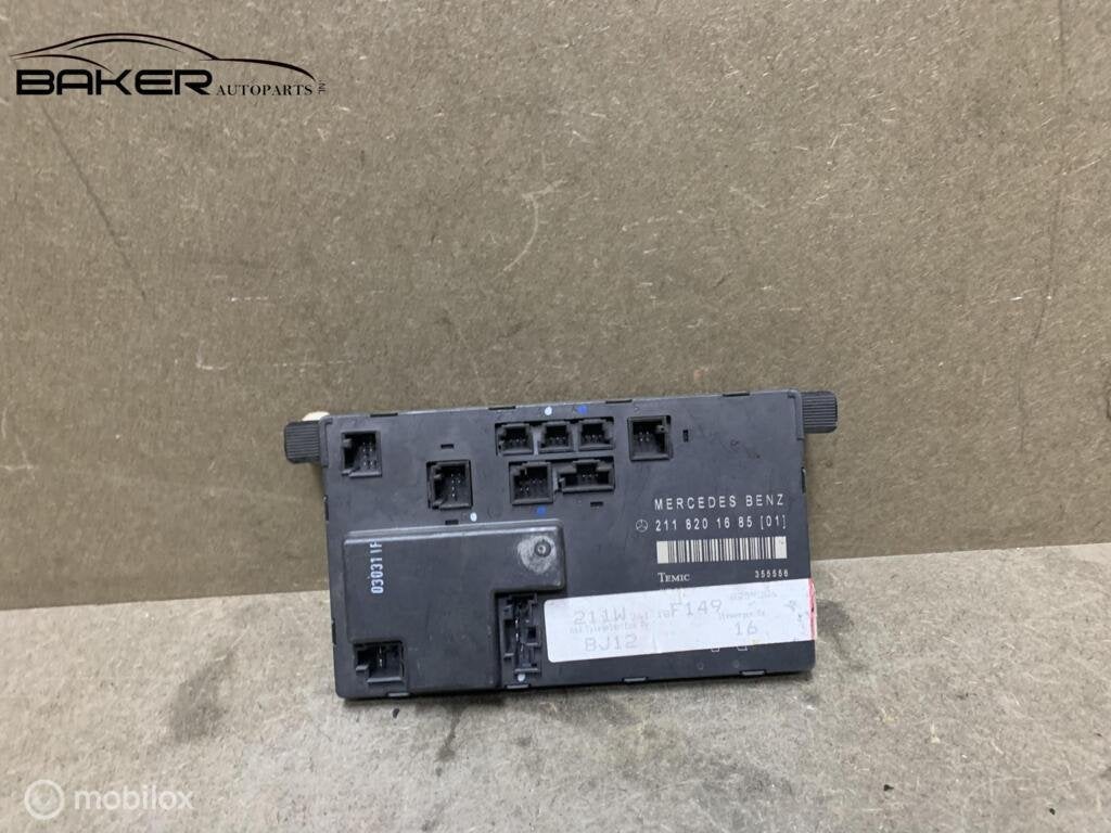 Deurmodule rechtsvoor Mercedes E-klasse W211 ('02-'09), Gebruikt, Mercedes-Benz, Ophalen of Verzenden, Mercedes-Benz