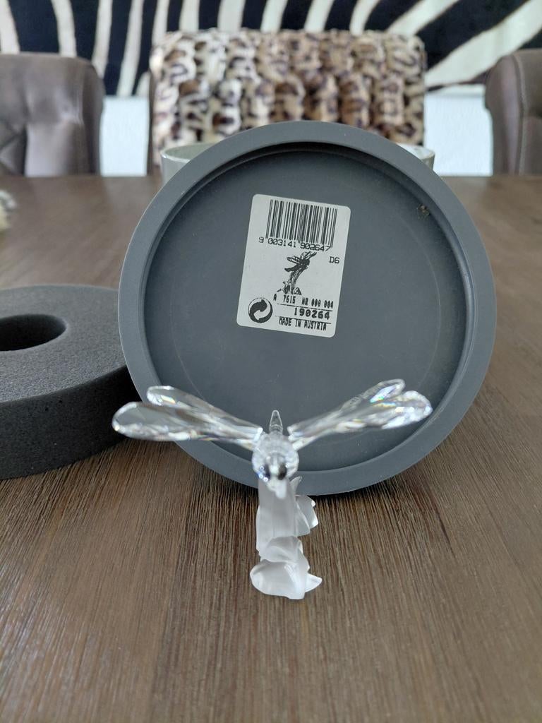Swarovski libelle met originele verpakking, Verzamelen, Swarovski, Ophalen of Verzenden, Zo goed als nieuw, Figuurtje