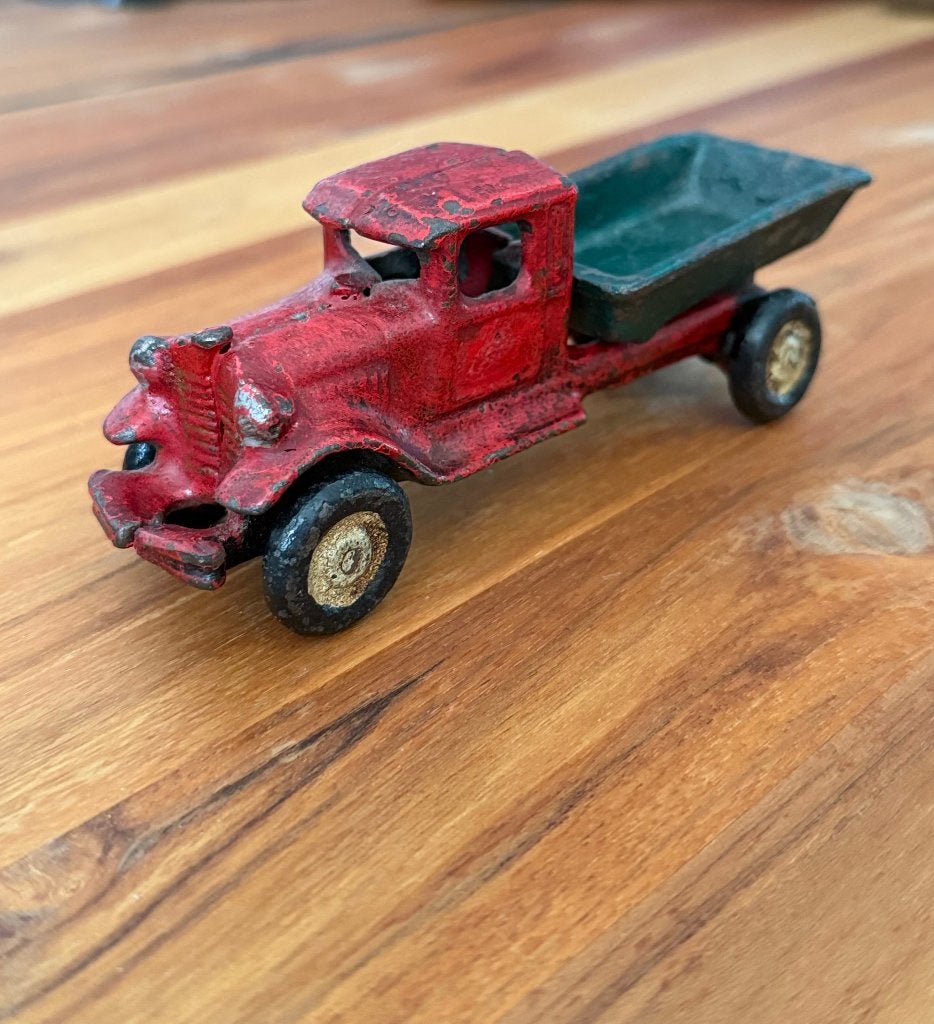 Gietijzeren kiepwagen, Arcade Manufacturing Company No. 220, Ophalen of Verzenden
