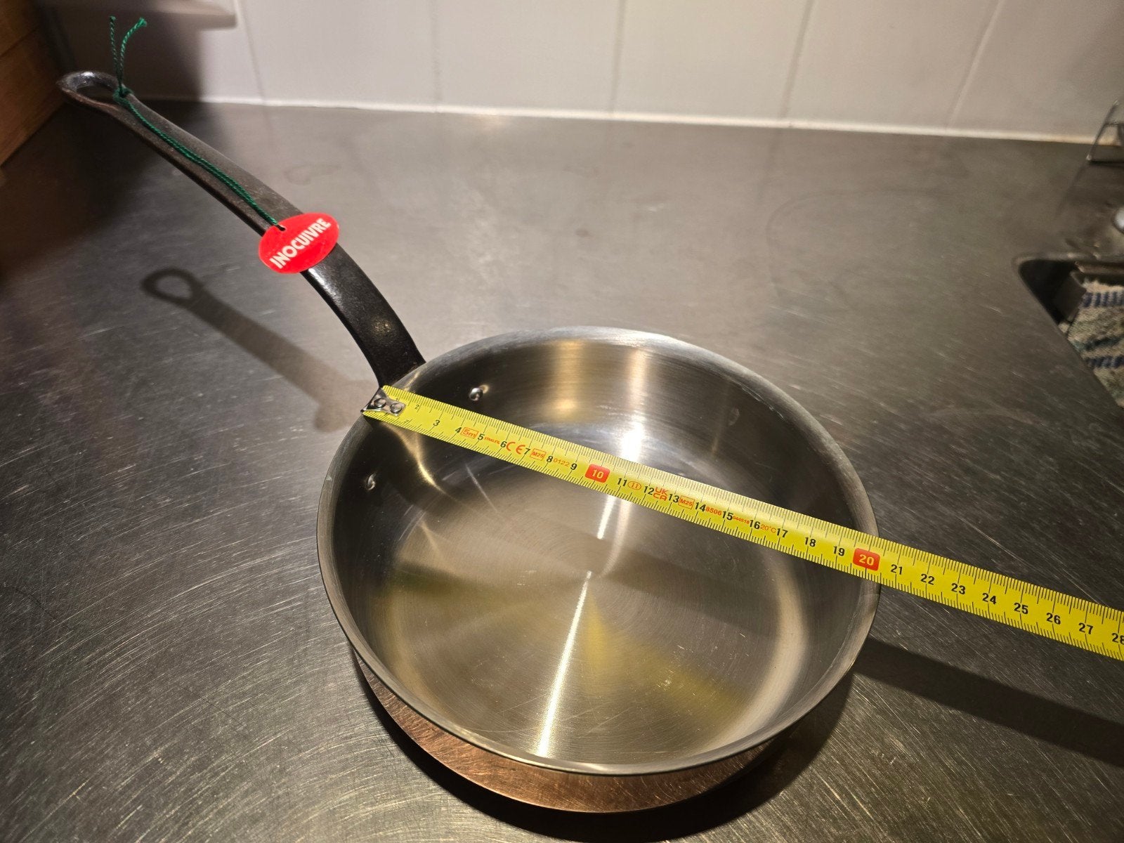 De Buyer Inocuivre koperen sauteerpan RVS binnenkant - Nieuw, Koper, De Buyer, Nieuw, Ophalen of Verzenden
