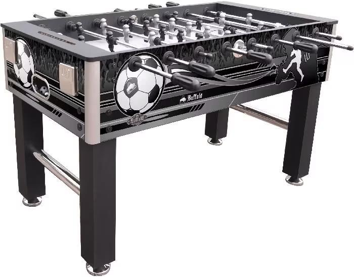 Voetbaltafel Black Bandit - Tafelvoetbal - Soccer table, Cave & Garden, Verzenden, Maat XS of kleiner, Nieuw
