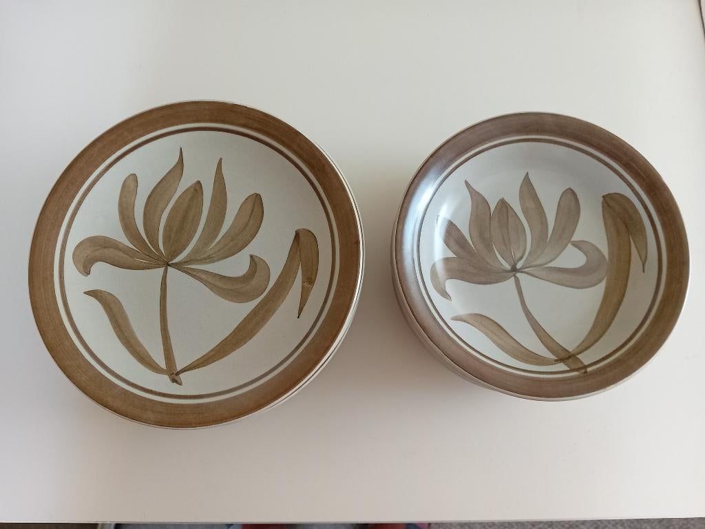 vintage diner borden, Huis en Inrichting, Keuken | Servies, Ophalen, Zo goed als nieuw, Bord(en), Overige stijlen