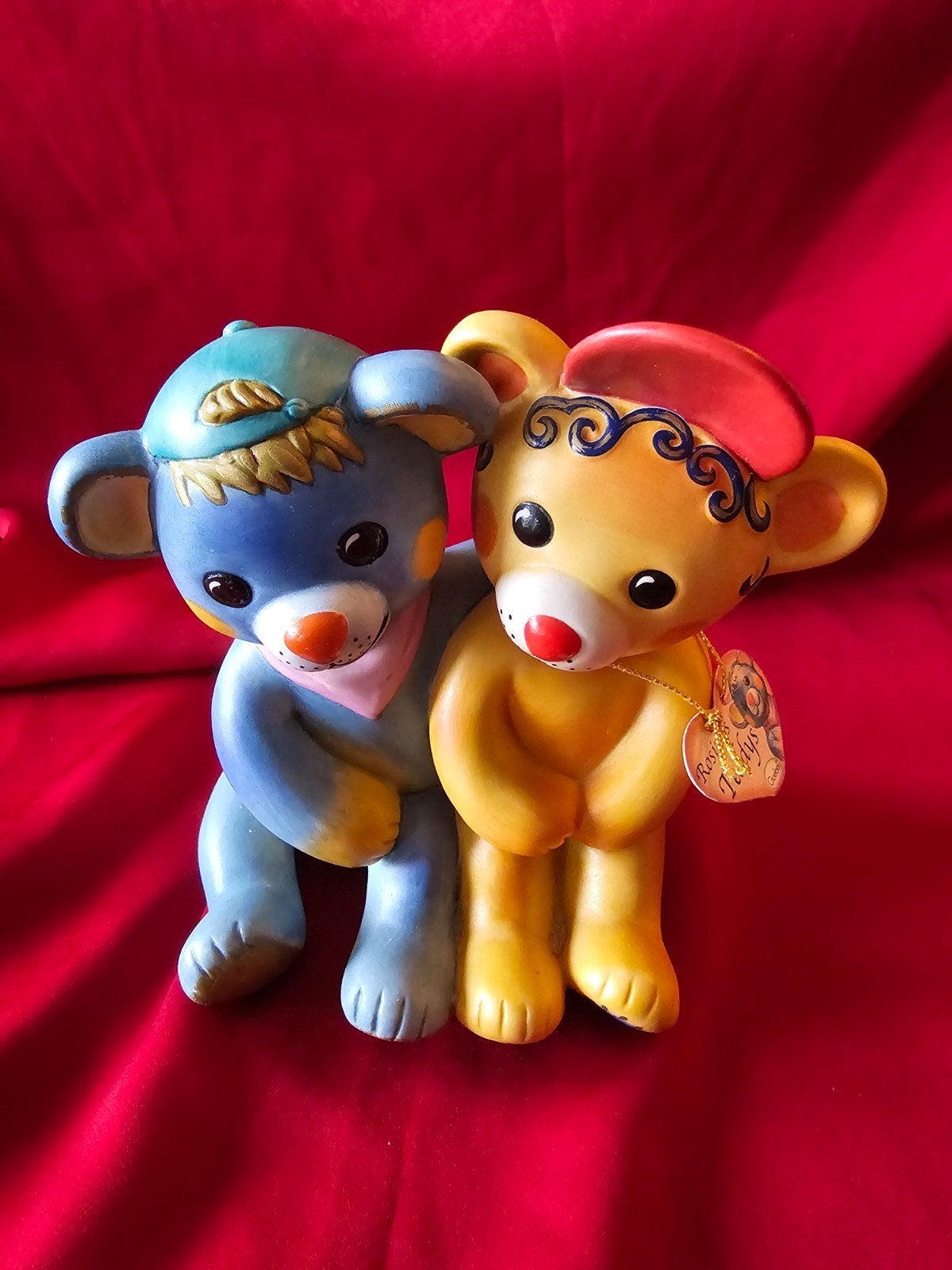 Schattige Beren Beeldjes - Teddys Goebel, Ophalen of Verzenden, Zo goed als nieuw, Beeldje, Overige merken