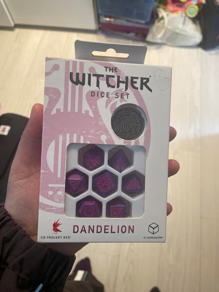 The Witcher Dice Set Dandelion, Hobby en Vrije tijd, Gezelschapsspellen | Overige, Ophalen of Verzenden, Nieuw