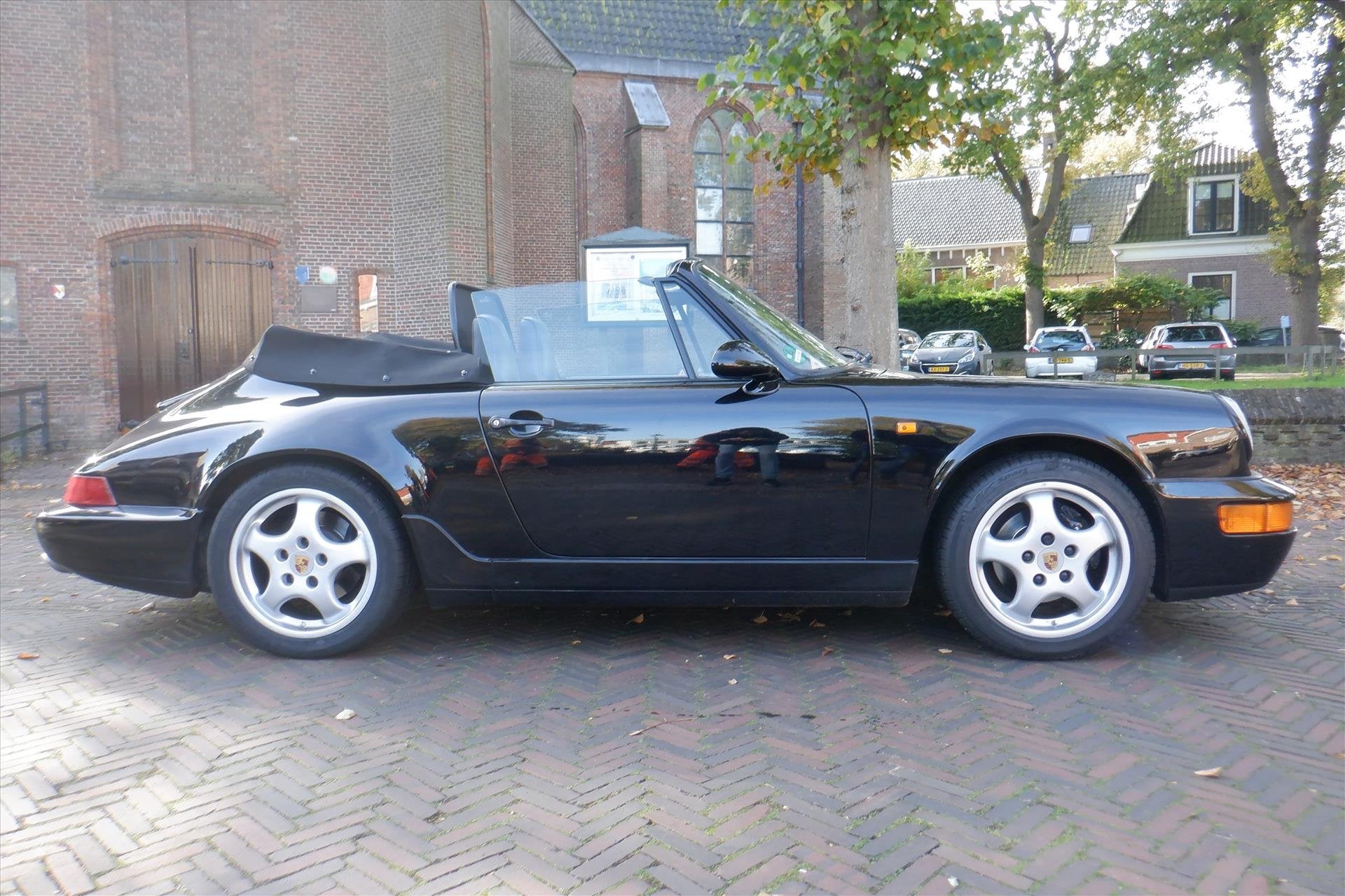 Porsche 911 3.6 CARRERA 2 CABRIO AUT TL U9, Auto's, Oldtimers, Automaat, Achterwielaandrijving, Zwart, Cabriolet