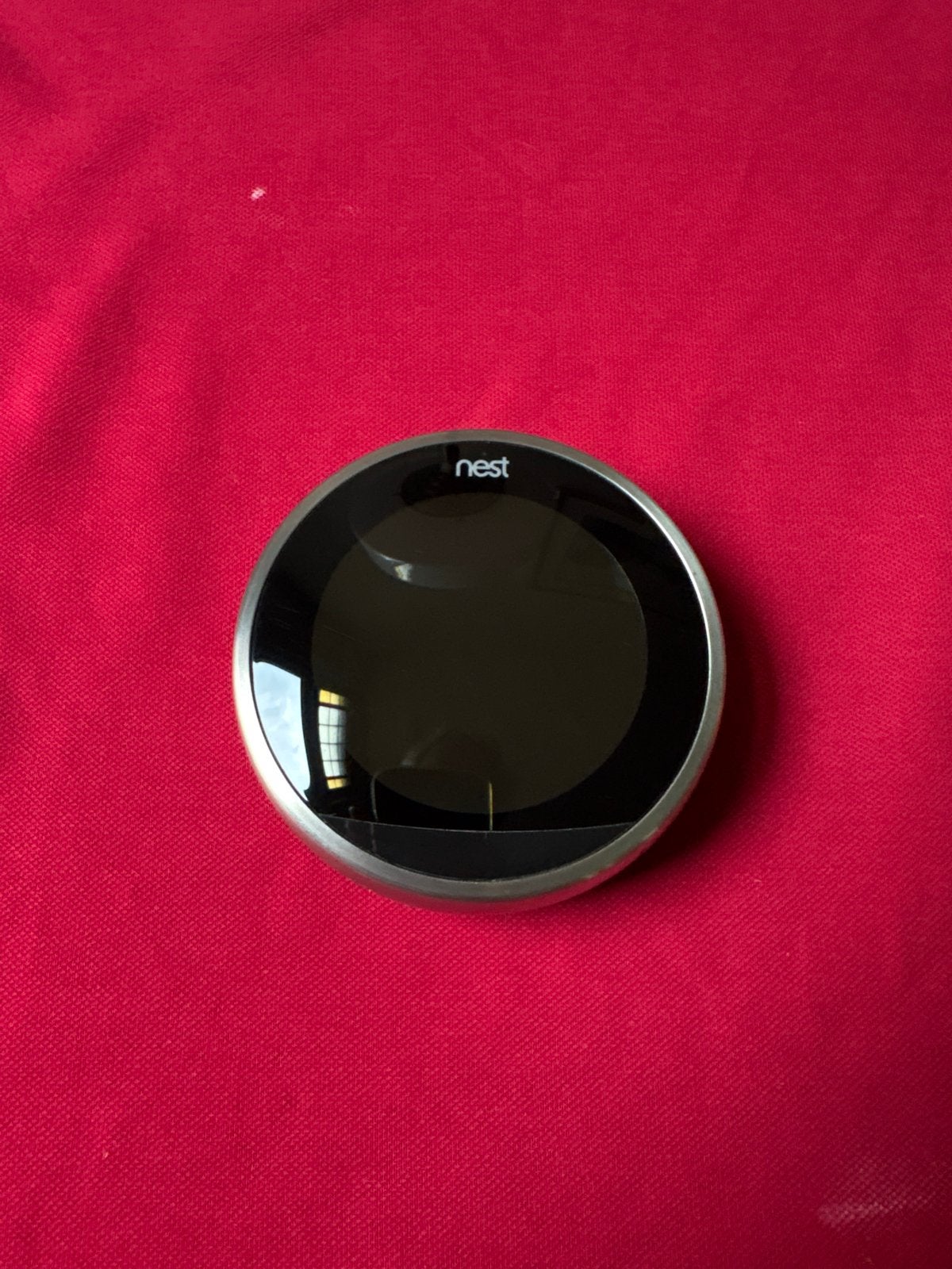 Nest Thermostaat (Display 3.4, Backplate 6.5) met Heat Link, Ophalen of Verzenden, Slimme thermostaat, Gebruikt