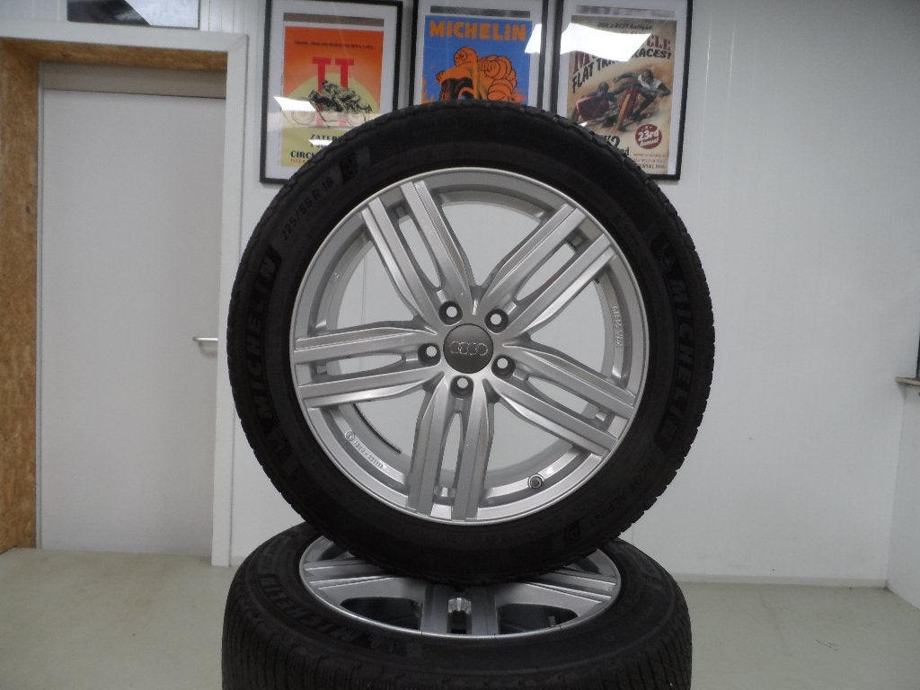 18 inch Audi A6 winter velgen set met Michelin winter banden