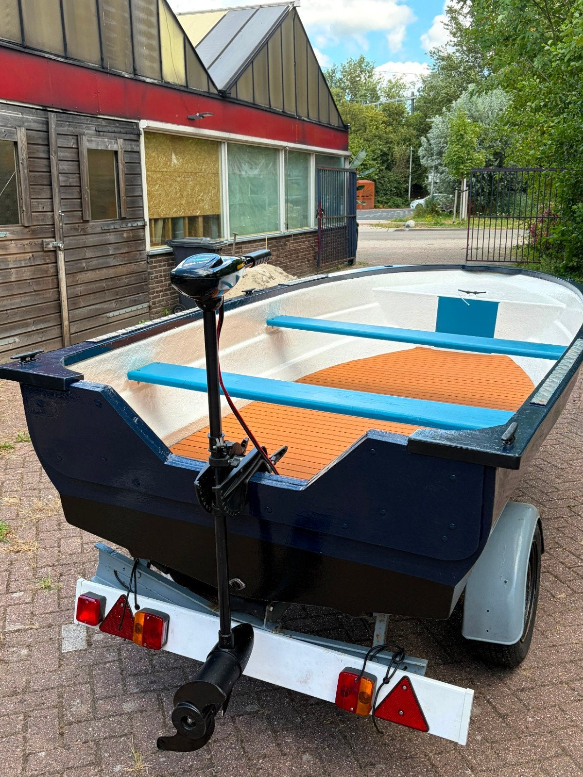 LAATSTE KANS: Sloep met Minn Kota elektromotor en nieuwe acc, Watersport en Boten, Accessoires en Onderhoud, Ophalen, Gebruikt