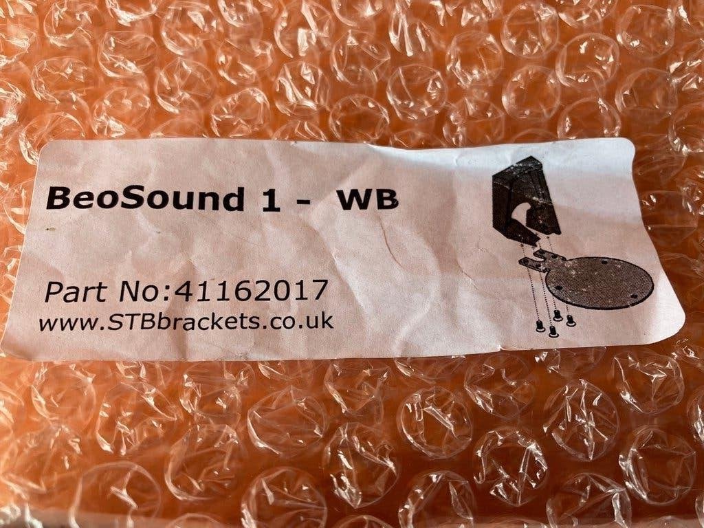 Bang & Olufsen BeoSound 1 Muurbeugel STB, Inclusief muurbeugels, Verzenden, Overige typen, Nieuw
