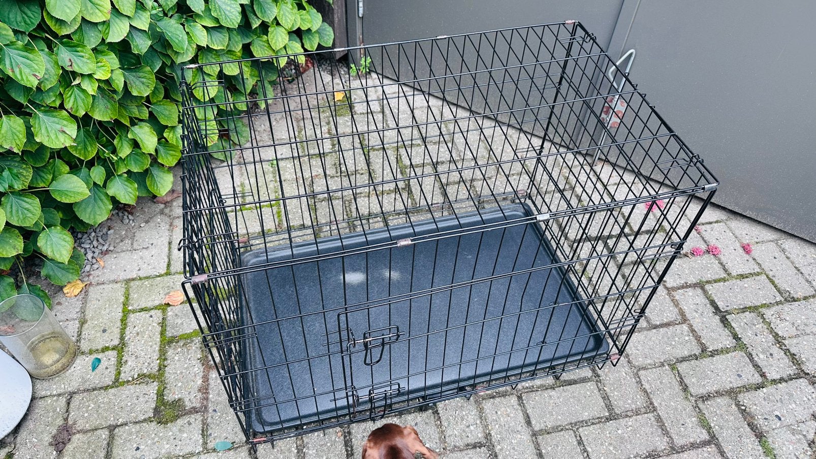 Grote hondenbench 99  56  56 cm – inklapbaar – nette staat, Ophalen, Gebruikt, Minder dan 65 cm, Hondenhok