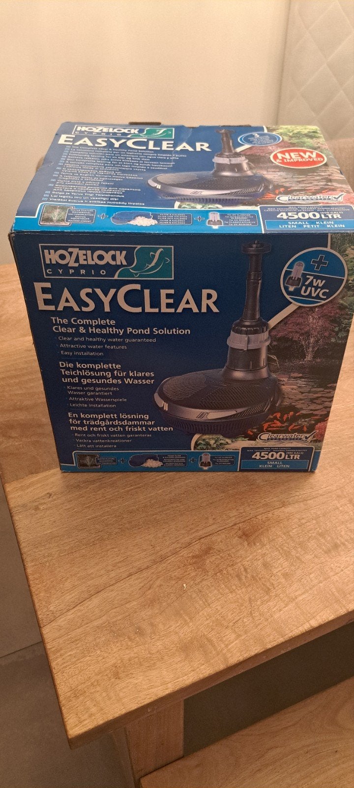 Hozelock Cyprio EasyClear 4500 Vijverpomp - ZGAN, Ophalen of Verzenden, Zo goed als nieuw, Vijverfilter
