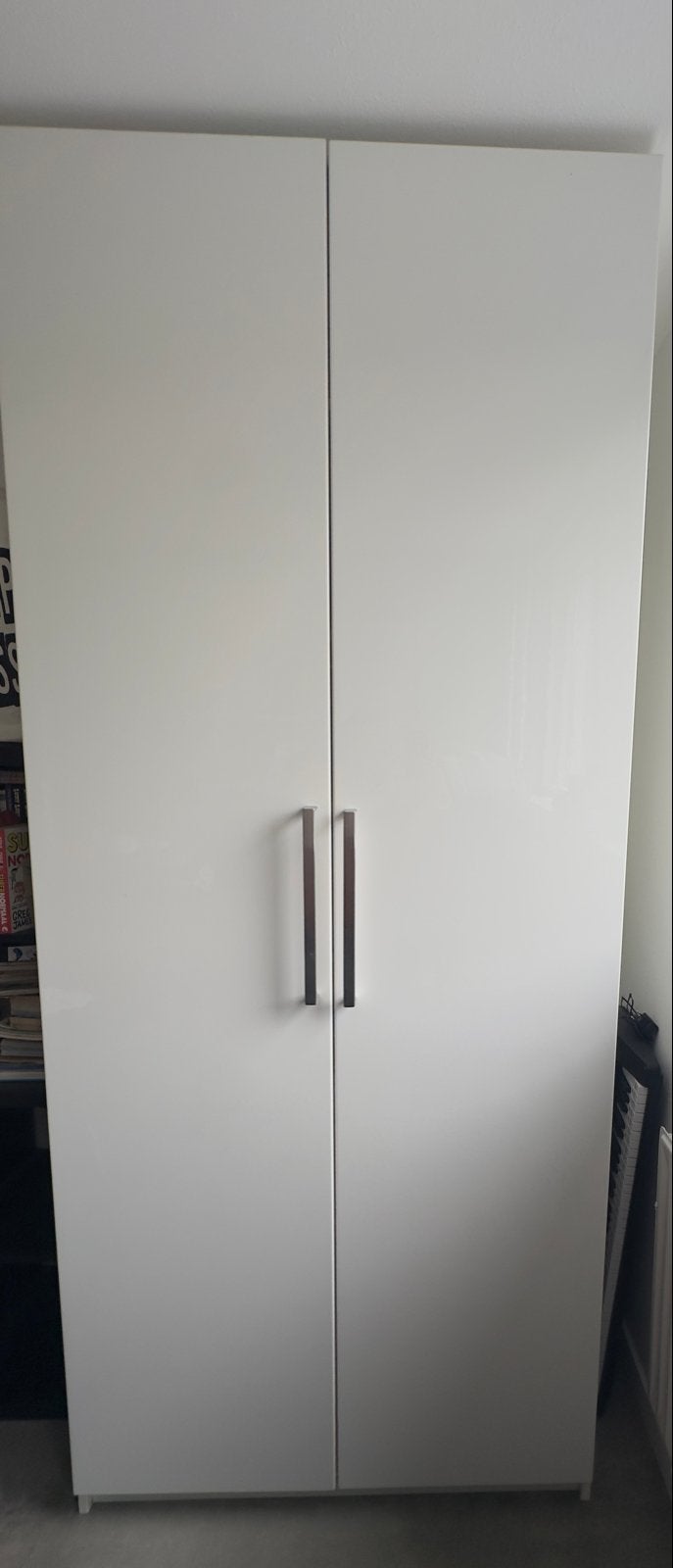 Pax kleding kast (ikea) met 2 hoogglans deuren, Huis en Inrichting, Ophalen, Overige materialen, Gebruikt, 200 cm of meer