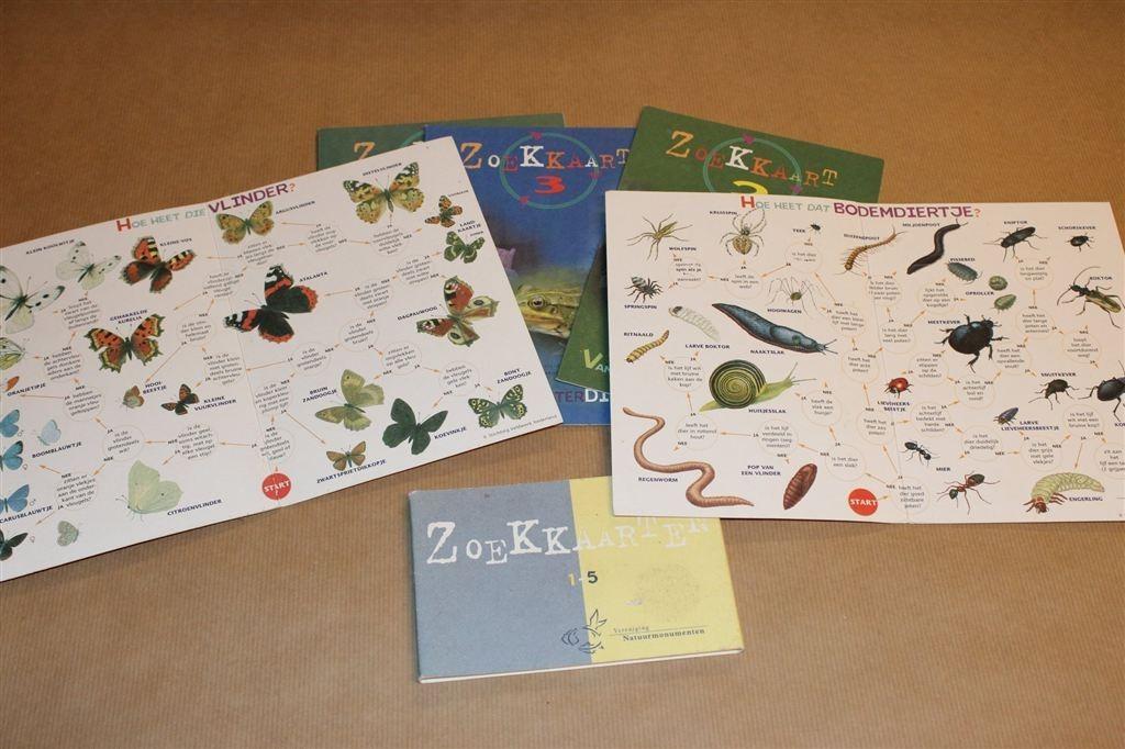 Zoekkaarten 1–5 — Natuurherkenning voor Jong en Oud, Boeken, Ophalen of Verzenden, Gelezen