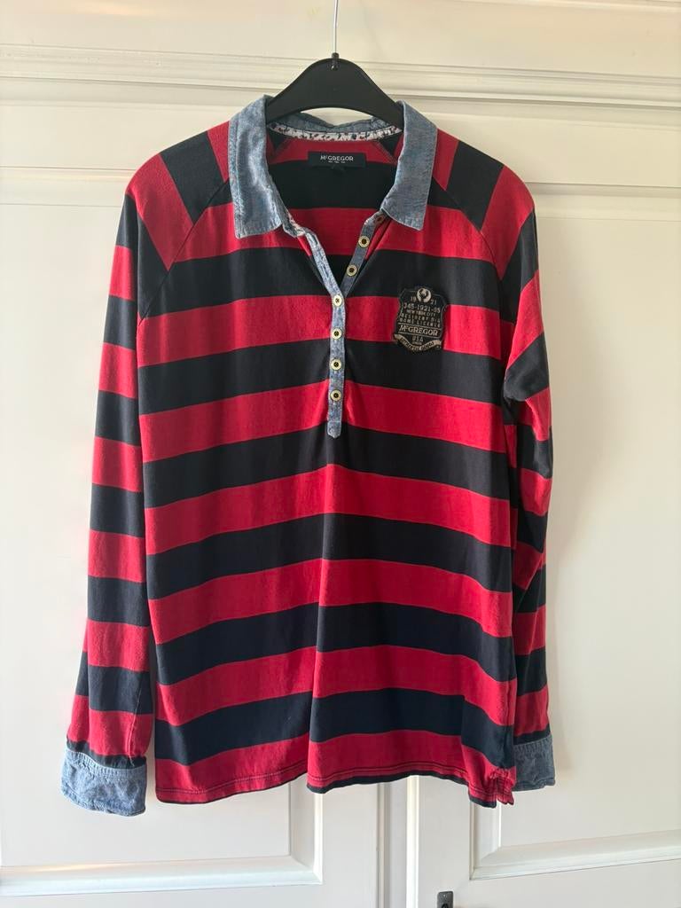 Shirt McGregor XXL, Ophalen of Verzenden, Zo goed als nieuw, Maat 46/48 (XL) of groter, Rood