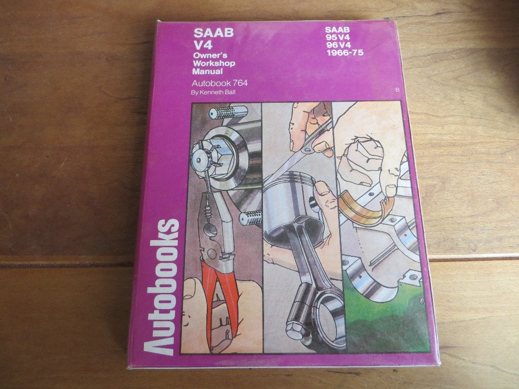 Autobooks workshop manual Saab 96 V4, Saab 95 V4 1966-1976, Ophalen of Verzenden