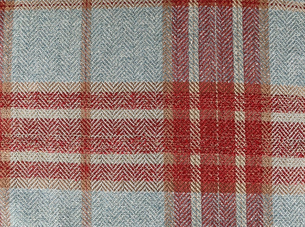 Colefax & Fowler Dunmore Check; 4,69 meter meubelstof (ruit), Meerkleurig, 120 cm of meer, Ophalen of Verzenden, Katoen