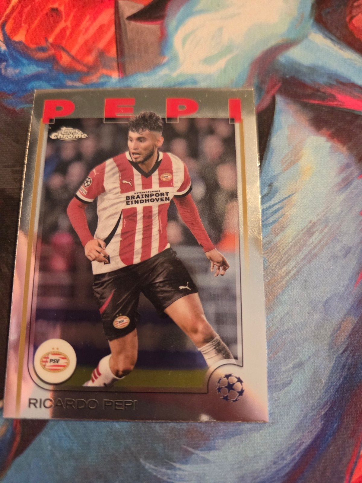 Ricardo Pepi PSV Eindhoven Topps Chrome Champions League, Ophalen of Verzenden
