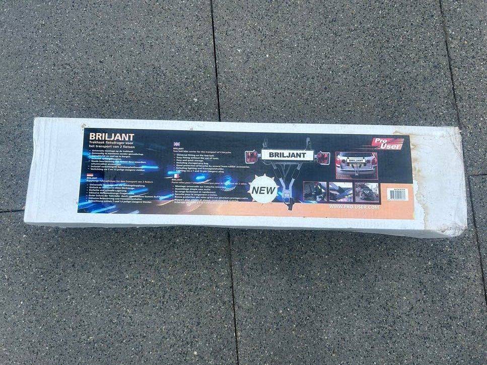 Pro-User Briljant Fietsendrager voor 2 fietsen - Nieuw, Ophalen, 2 fietsen, Nieuw, Trekhaakdrager